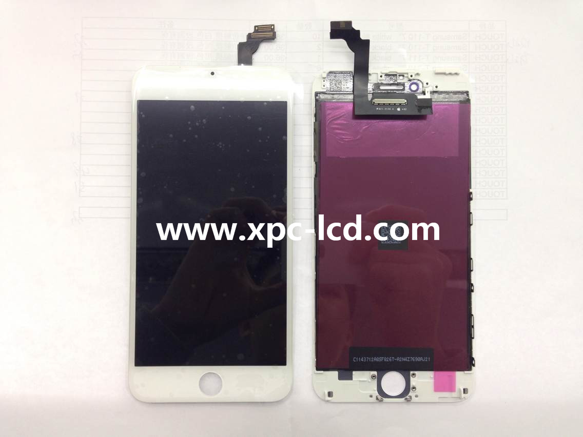 For Iphone 6 plus LCD touch screen White