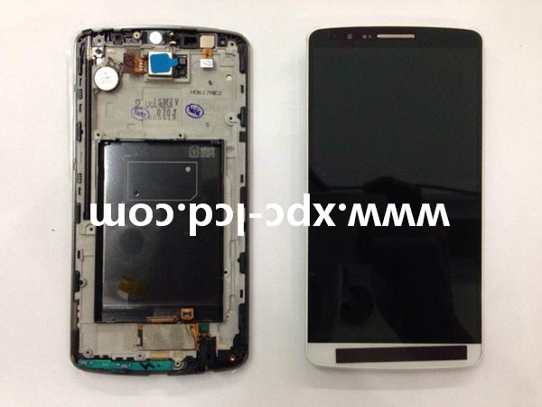 For LG G3 F400 LCD touch screen with frame White