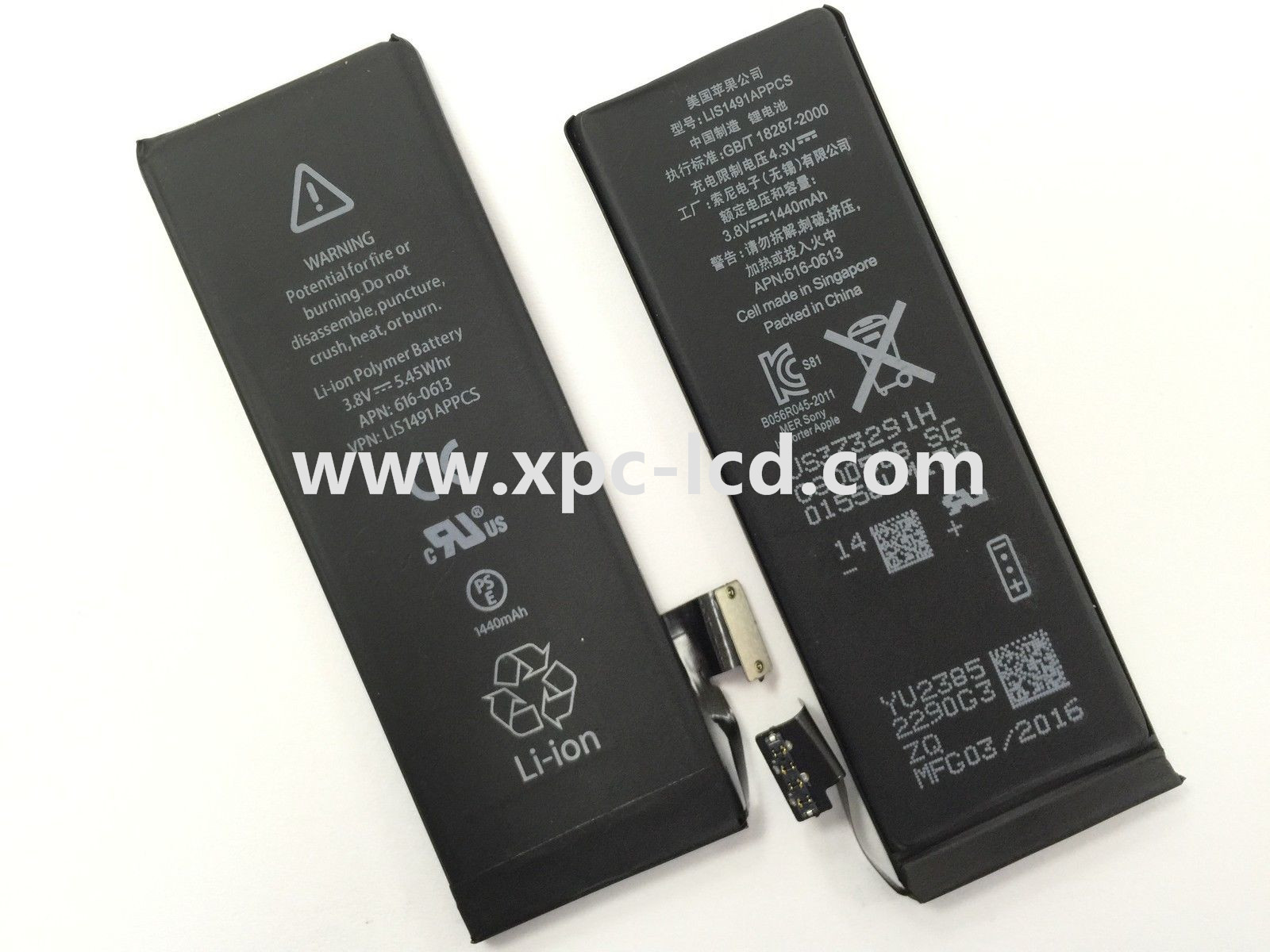 Mobile phone for Iphone 5G Battery