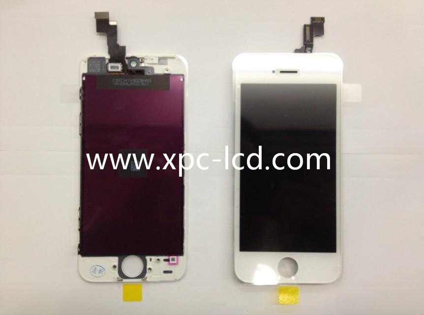 For Iphone 5S LCD touch screen White