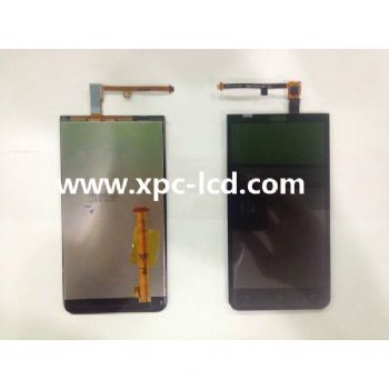 For HTC One XL LCD touch screen Black