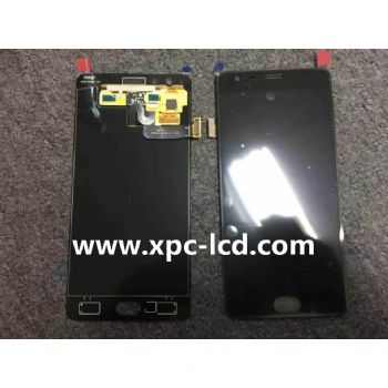 For One plus 3 LCD touch screen Black