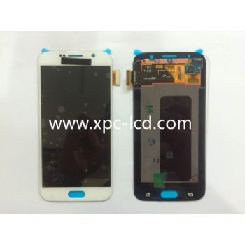 For Samsung S6 LCD touch screen White