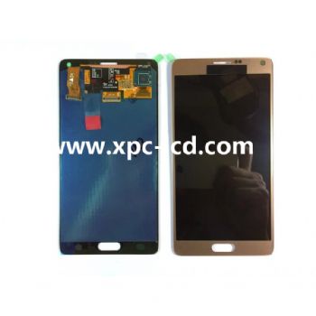For Samsung Galaxy Note 4 LCD touch screen Gold