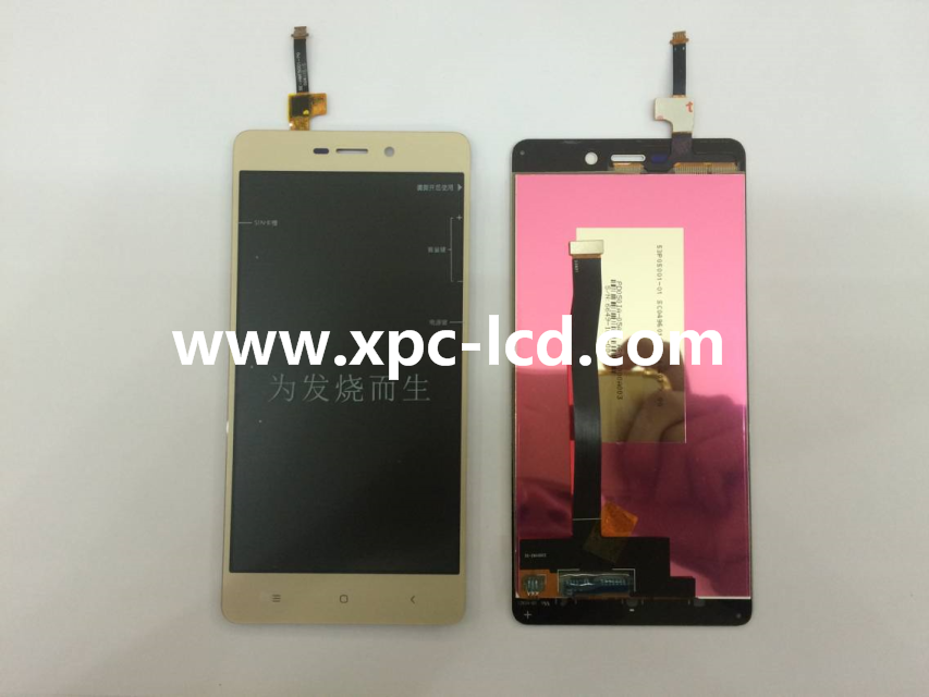 For Xiaomi Redmi 3 LCD touch screen Gold