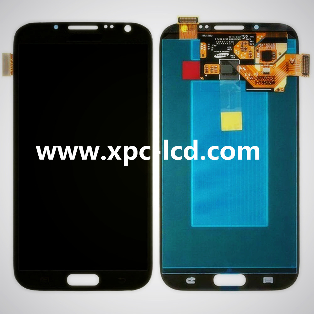 For Samsung Note 2 LCD N7100 touch screen Black