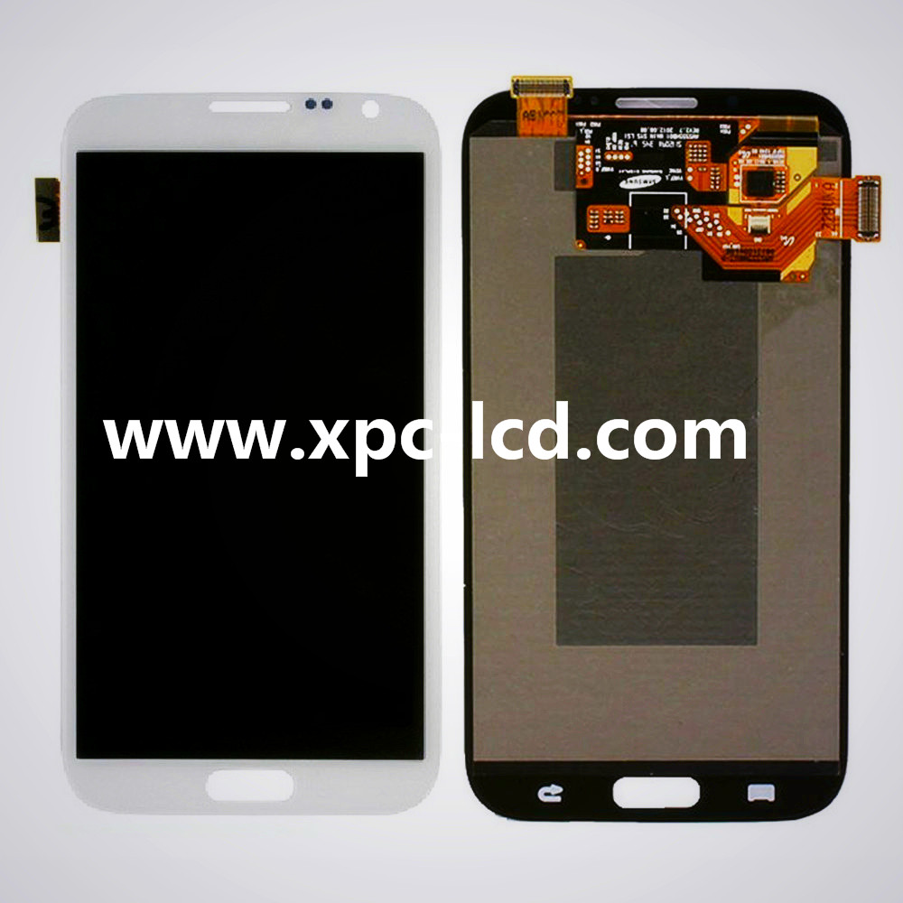 For Samsung Note 2 N7100 LCD touch screen White