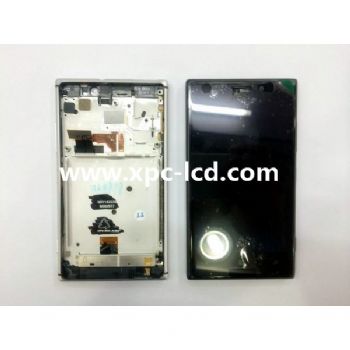 For Nokia Lumia 825 LCD touch screen Black