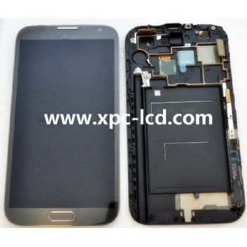 For Samsung Note 2 N7100  LCD touch screen Grey