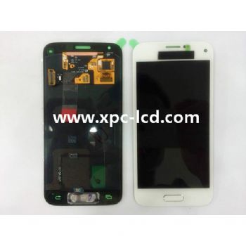 For Samsung S5mini G800F LCD touch screen White