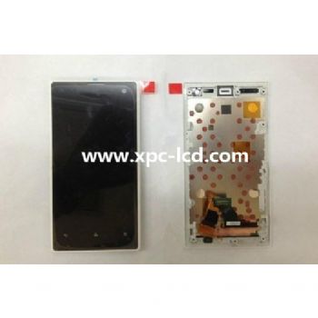 For Sony LT26w Xperia acro S LCD touch screen White