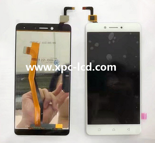 For Lenovo K6 Note LCD with touch screen White