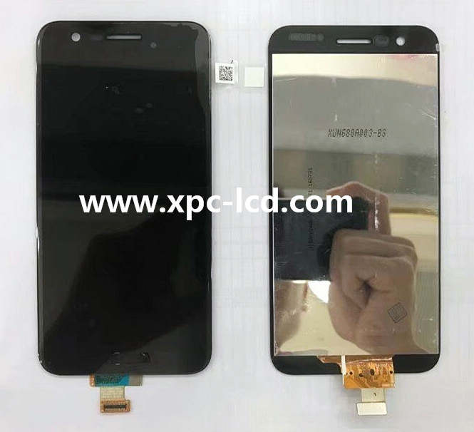 For LG K10 2017 version LCD screen with touch Black