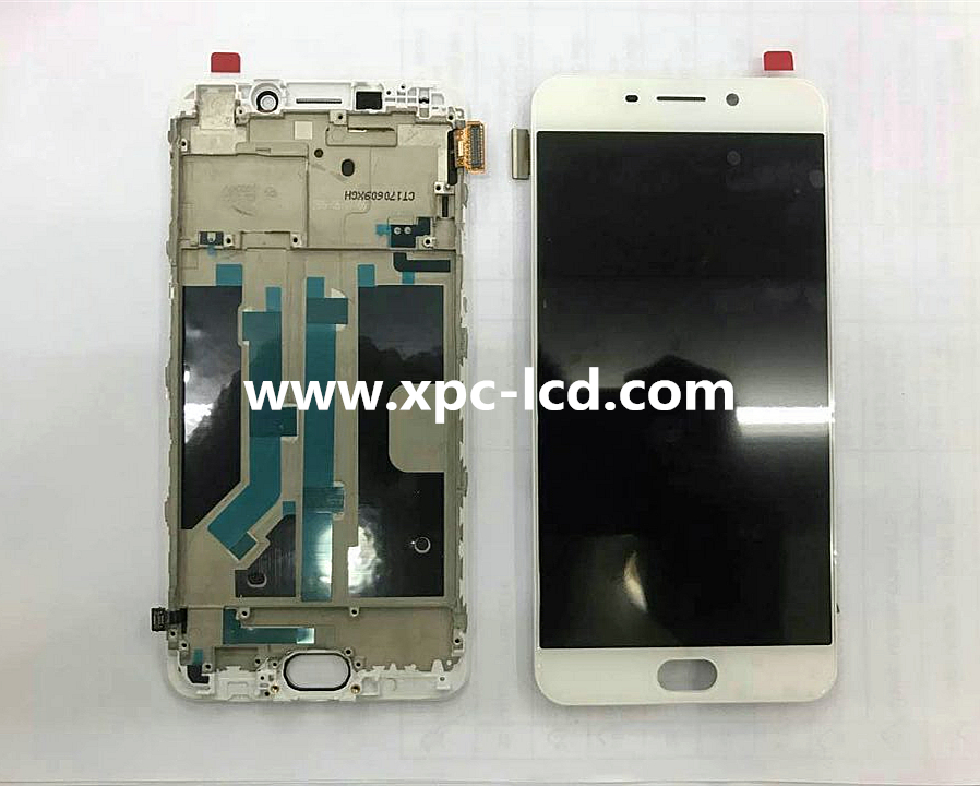 For OPPO R9S LCD touchscreen White