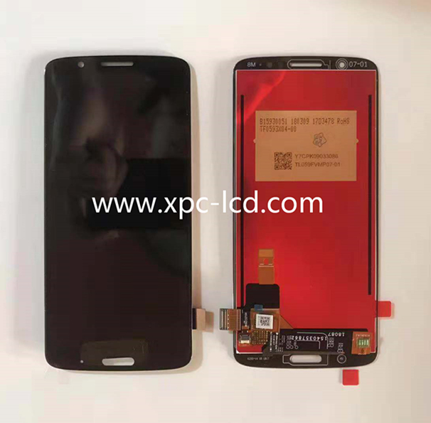 12 Month Warranty Motorola G6 plus LCD screen + touch screen Black