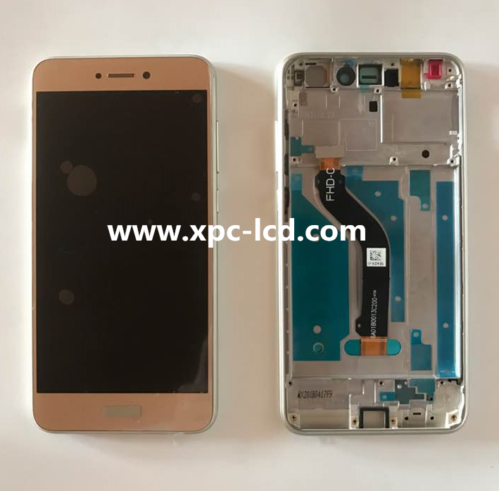 Wholesale Huawei P8 Lite 2017 P9 Lite 2017 LCD with touch with frame Gold
