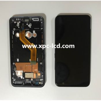 Original HTC U11 LCD with touch with frame Black