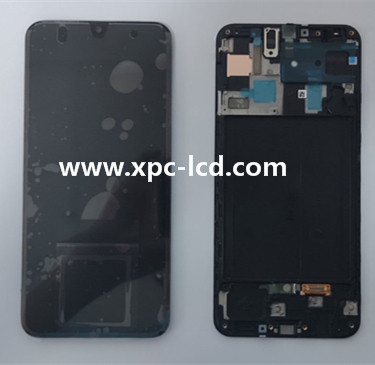 Orignial 100% Samsung A50 LCD +Digitizer Black ( With Frame )