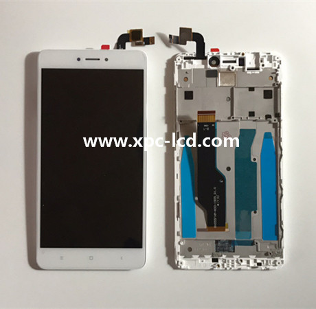 Hot sale Xiaomi Redmi Note 4X LCD with digitizer with frame White