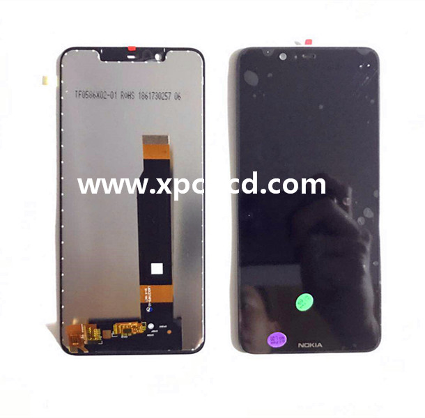 High quality Nokia 5.1 plus LCD with touch Black