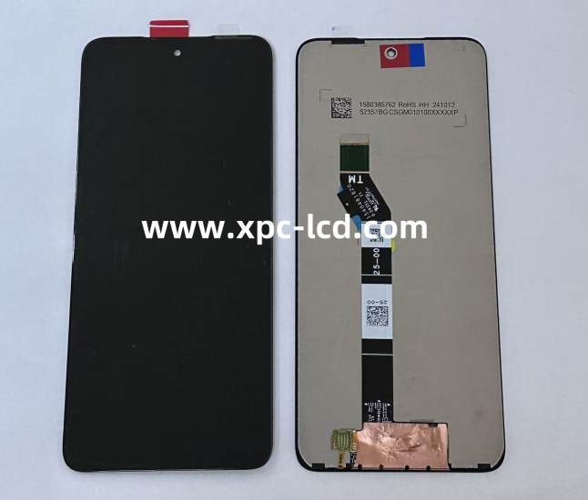 1:1 Original LCD For Motorola Moto G35 LCD Touch Screen Black OEM Service Box