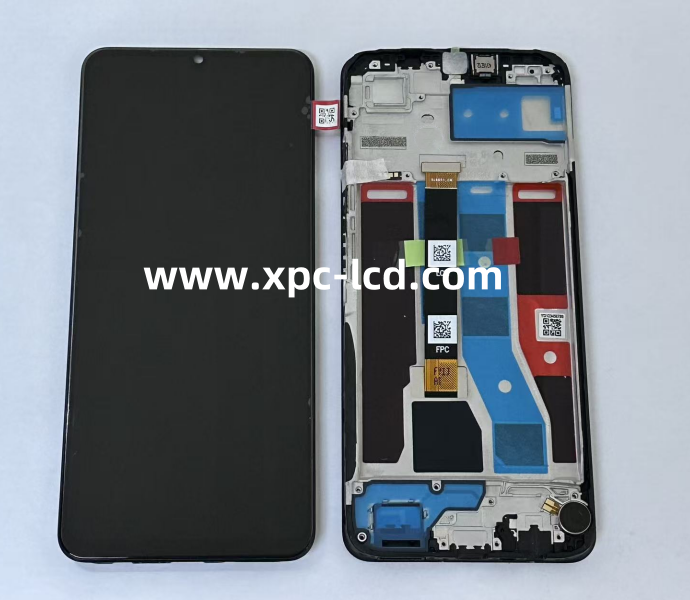 1:1 Original LCD For OPPO Realme Note 50 LCD Touch Screen + Frame Black OEM Service Box